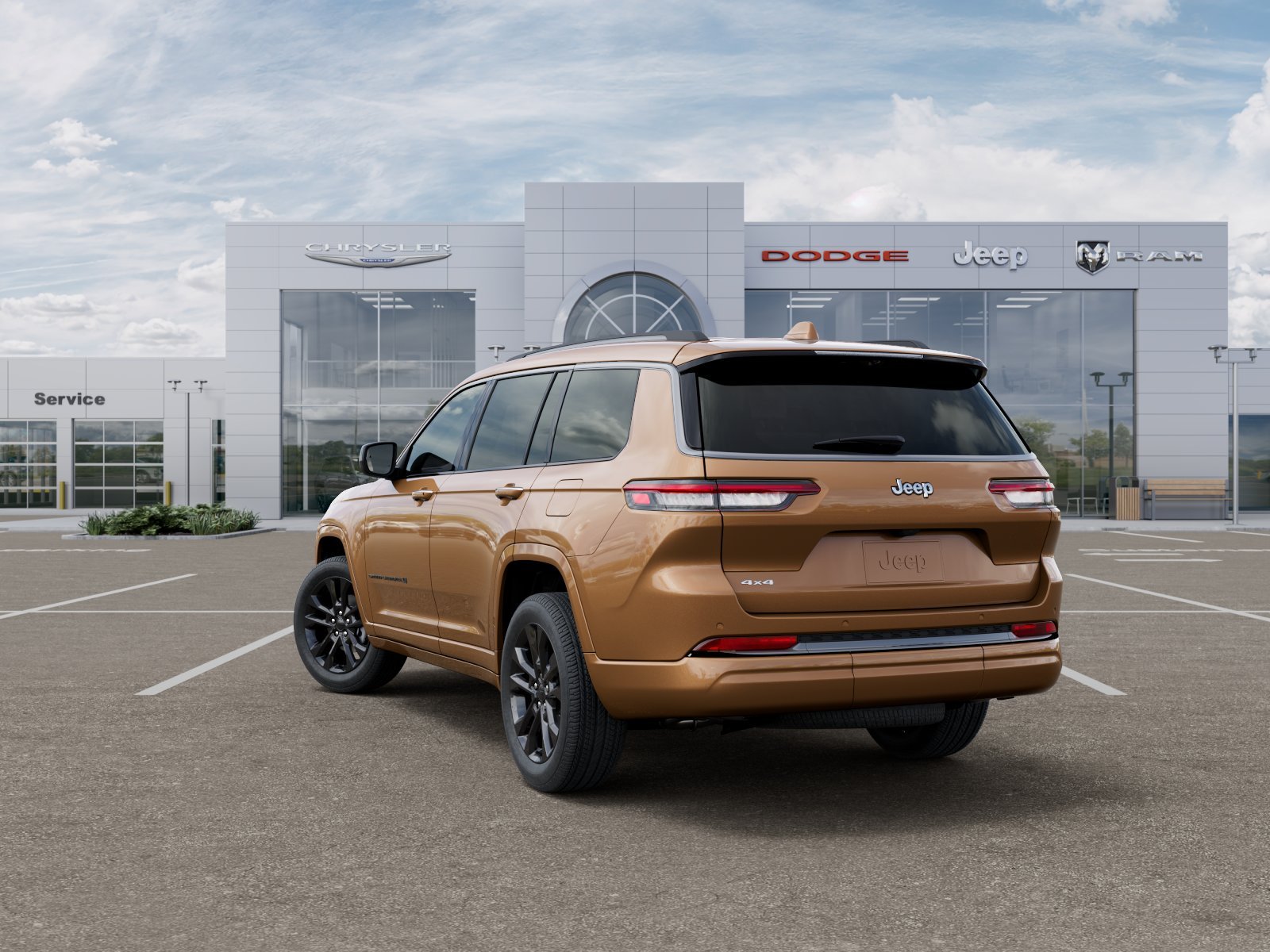 New 2026 Copper Shino Metallic Clear-Coat Exterior Paint Jeep Limited Reserve image 8