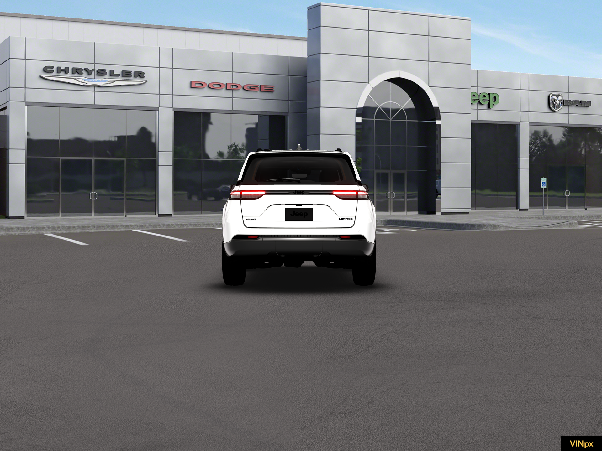 New 2026 Bright White Clear-Coat Exterior Paint Jeep Limited image 32
