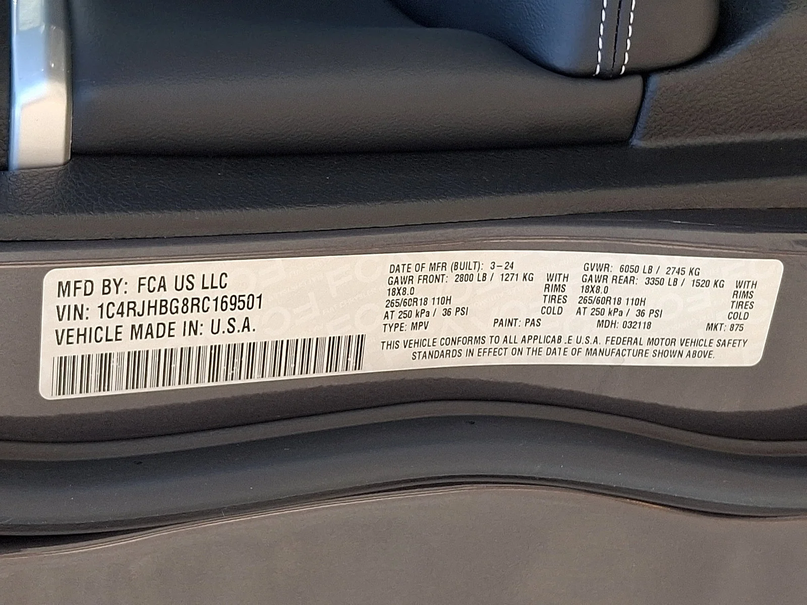 Used 2024 Baltic Gray Metallic Clearcoat Jeep Limited image 28