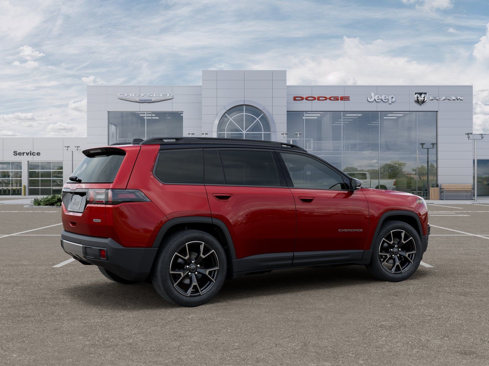 New 2026 Red Hot Pearl-Coat Exterior Paint Jeep Overland image 4