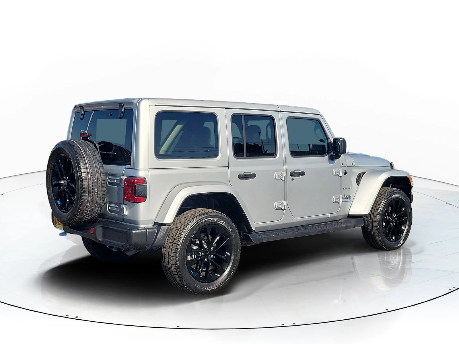 Certified Used 2023 Silver Jeep Sahara 4xe image 3