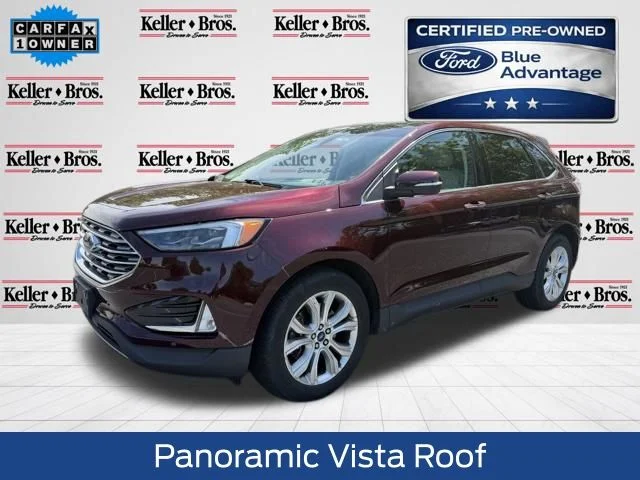 Used 2020 Red Ford Titanium image 3