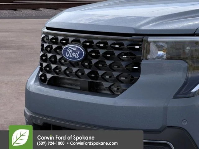 New 2026 Azure Gray Metallic Tri-Coat Ford Lariat image 18