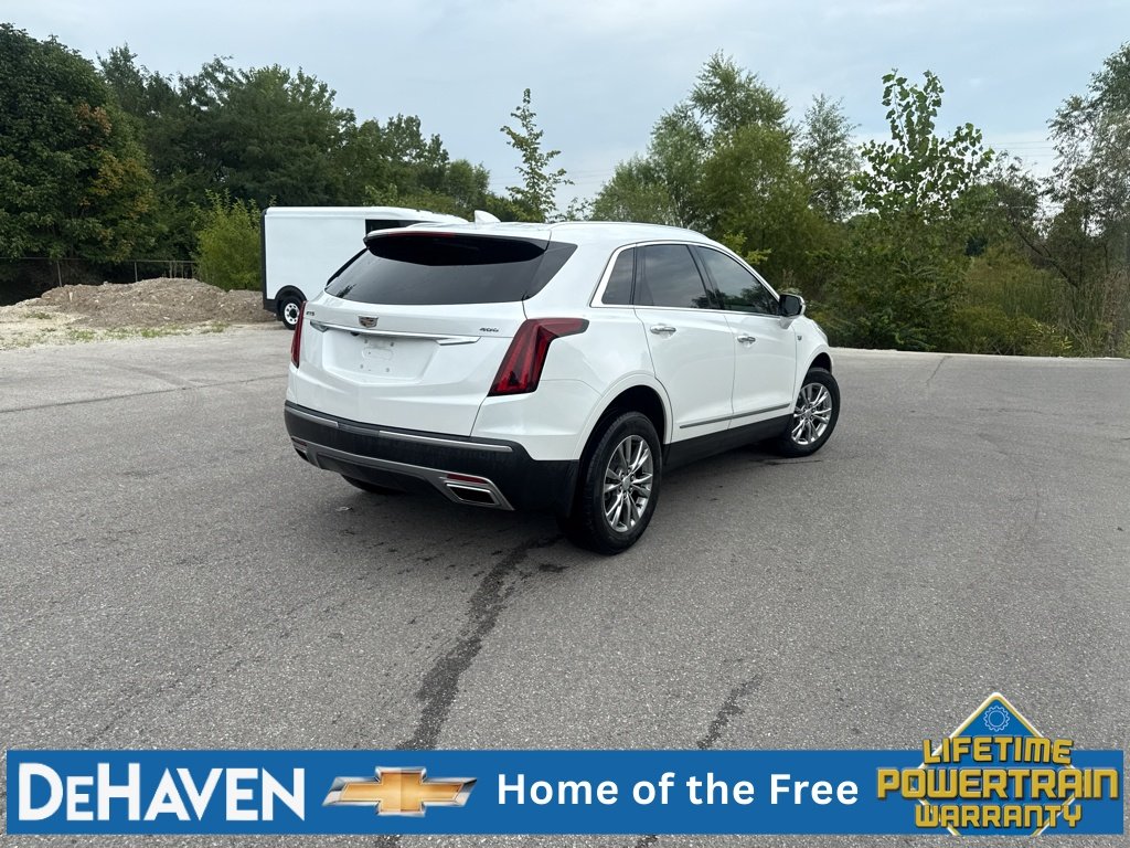Used 2021 CRYSTAL WHITE TRICOAT Cadillac FWD Premium Luxury image 6