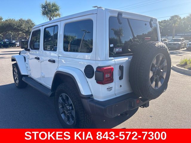 Used 2019 White Jeep Unlimited Sahara image 7