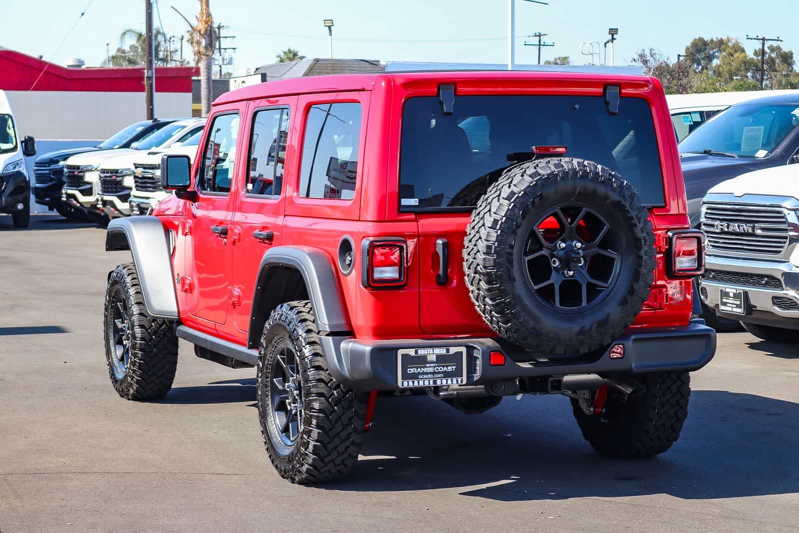 New 2026 Firecracker Red Clear-Coat Exterior Paint Jeep Willys image 6