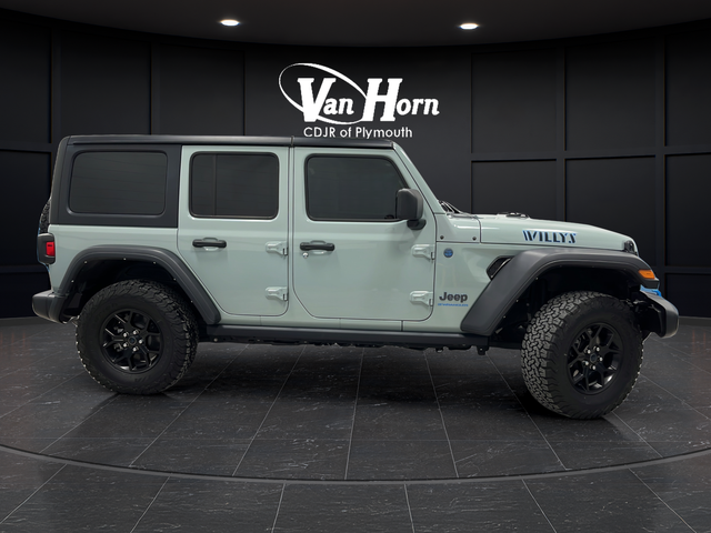 Used 2024 Jeep Wrangler 4xe Willys 4XE with VIN 1C4RJXN65RW121904 for sale in Plymouth, WI