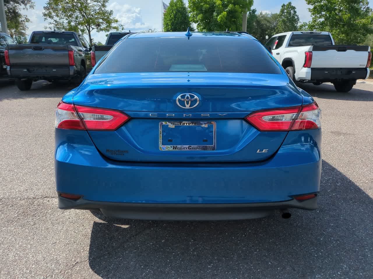 Certified Used 2020 Blue Streak Metallic Toyota LE image 5