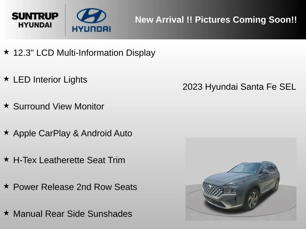 Used 2023 Hampton Gray Hyundai SEL image 8
