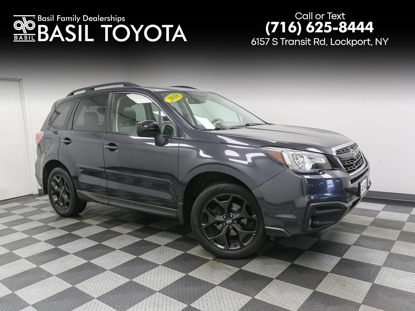 Used 2018 Dark Gray Metallic Subaru Premium Black Edition image 1