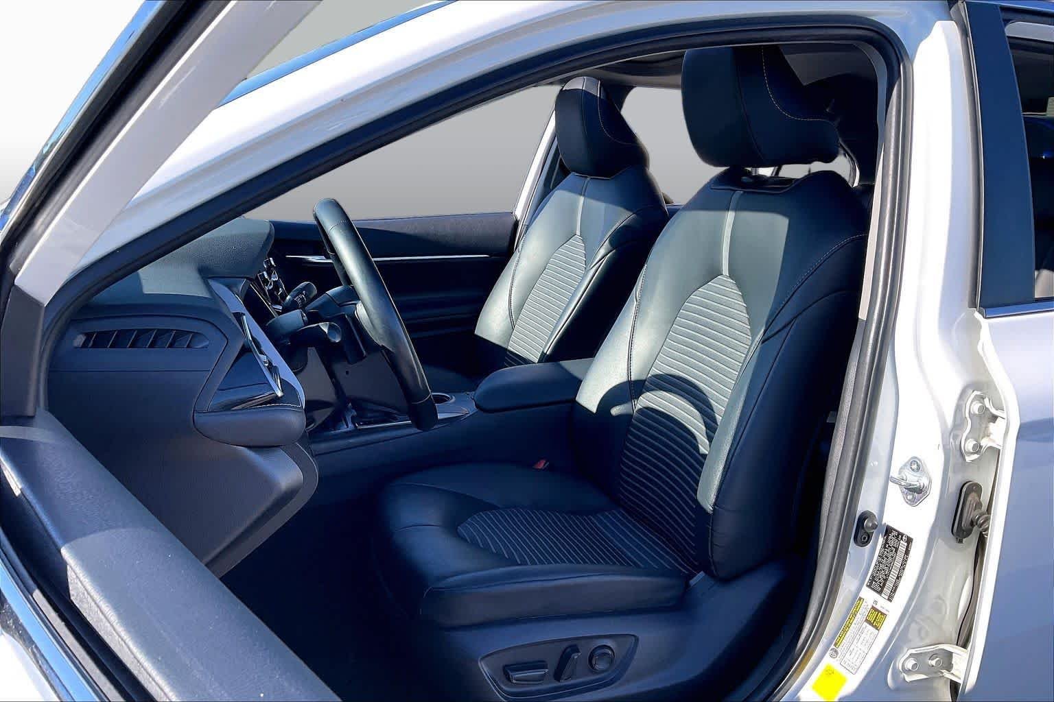 Used 2021 Super White Toyota SE image 8