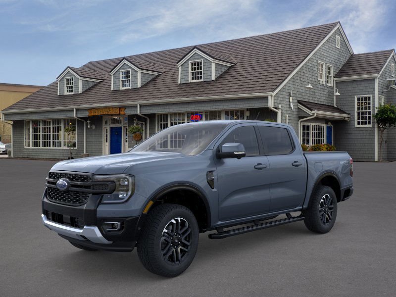 New 2024 Azure Gray Metallic Tri-Coat Ford LARIAT image 1