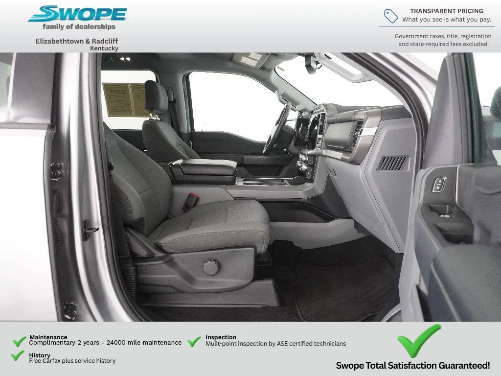 Used 2024 Iconic Silver Metallic Ford XLT image 11