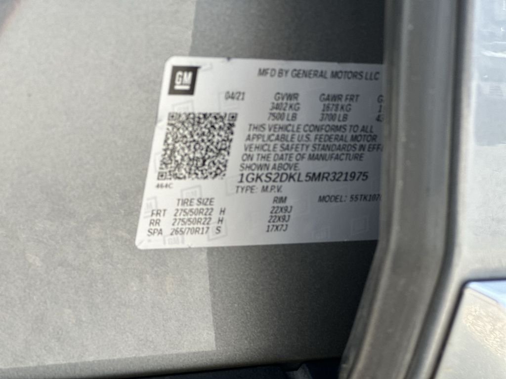 Certified Used 2021 SATIN STEEL METALLIC GMC Denali image 34