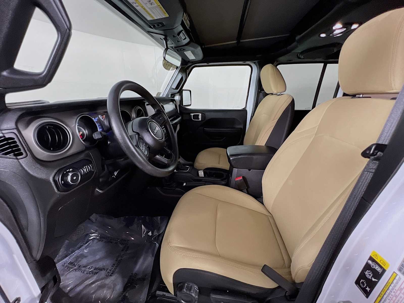 Used 2022 Bright White Clearcoat Jeep Unlimited Sport image 20