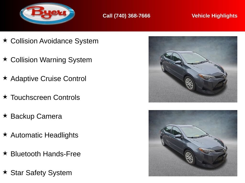 Used 2017 Slate Metallic Toyota LE image 10