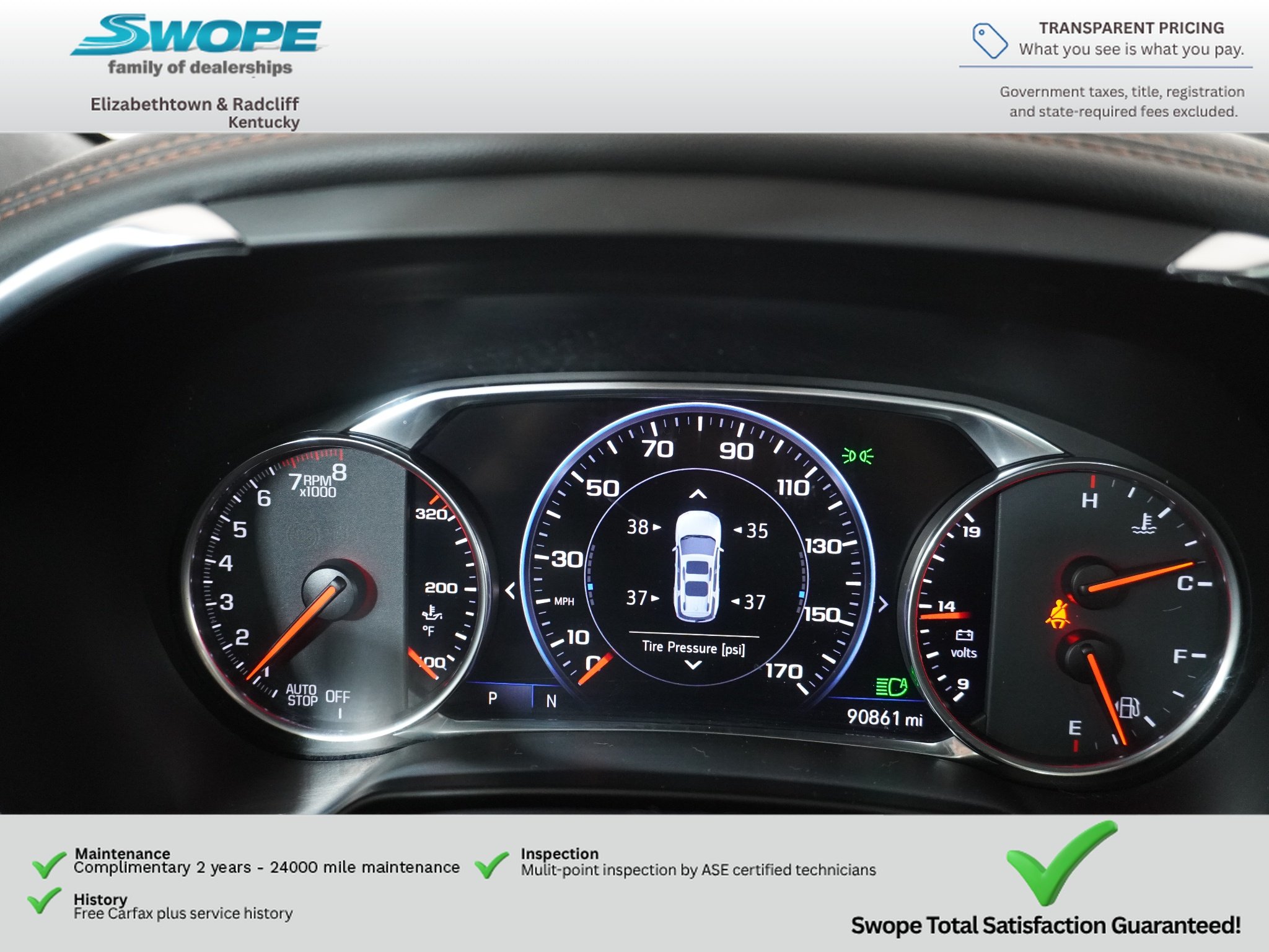 Used 2019 Cajun Red Tintcoat Chevrolet Premier image 17
