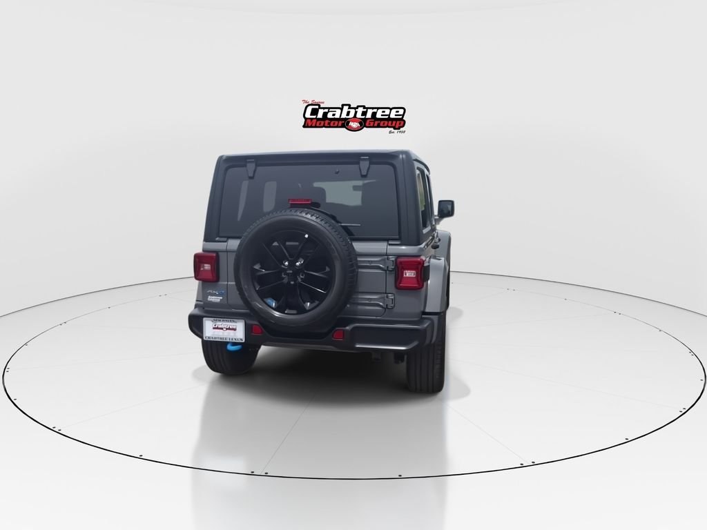 Used 2023 Gray Jeep Sahara 4xe image 7