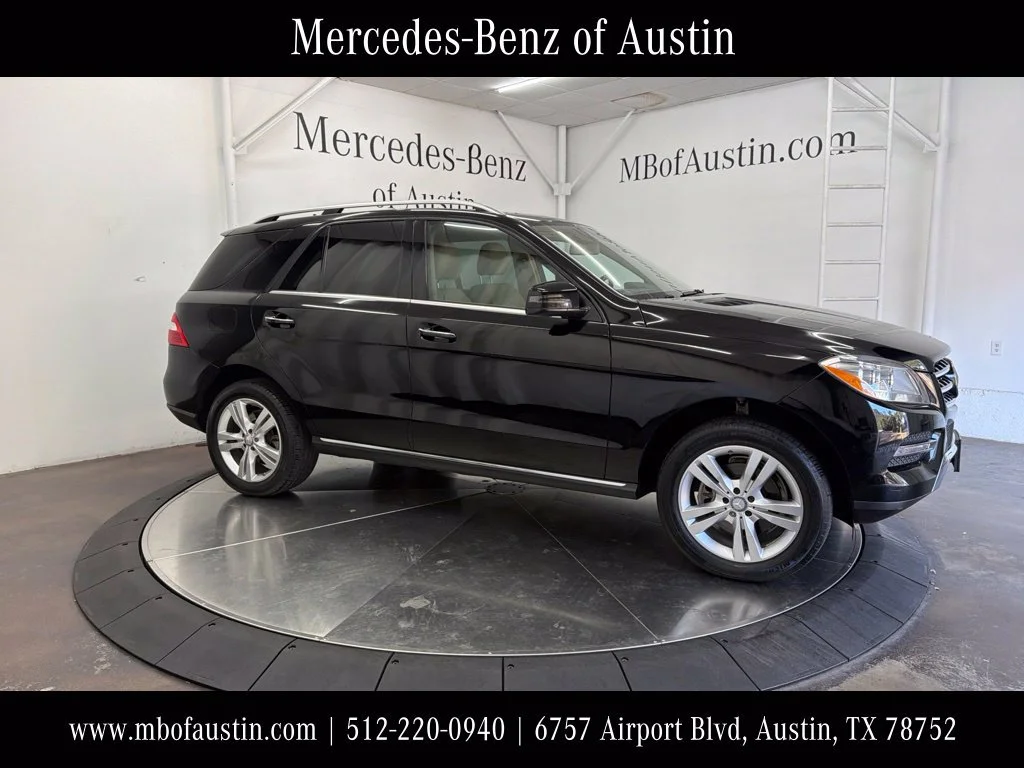 Used 2013 Black Mercedes-Benz ML 350 image 1