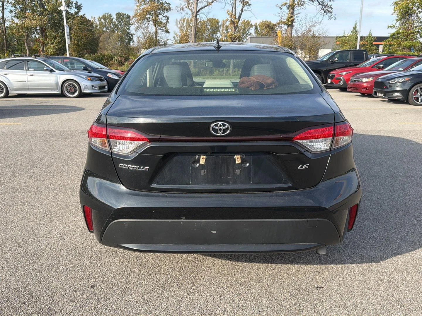 Used 2020 Black Sand Pearl Toyota LE image 4