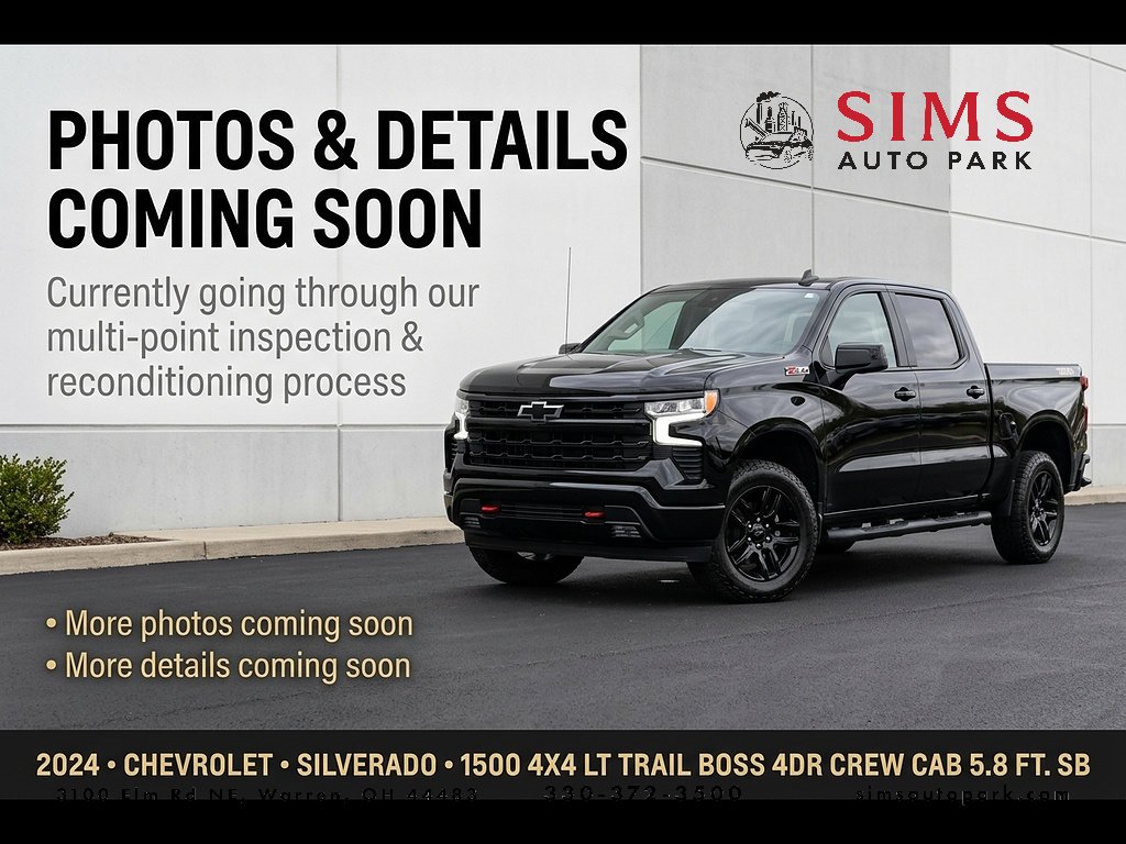 Used 2024 Black Chevrolet LT Trail Boss image 1