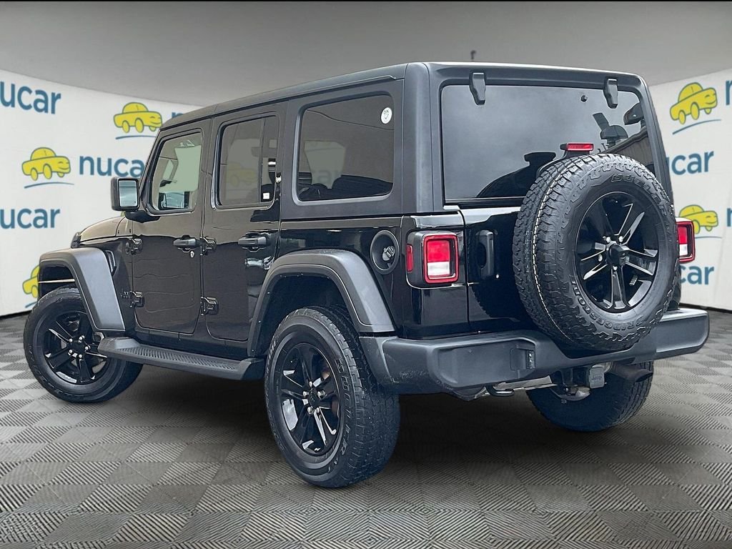 Used 2021 Black Jeep Unlimited Sport Altitude image 4
