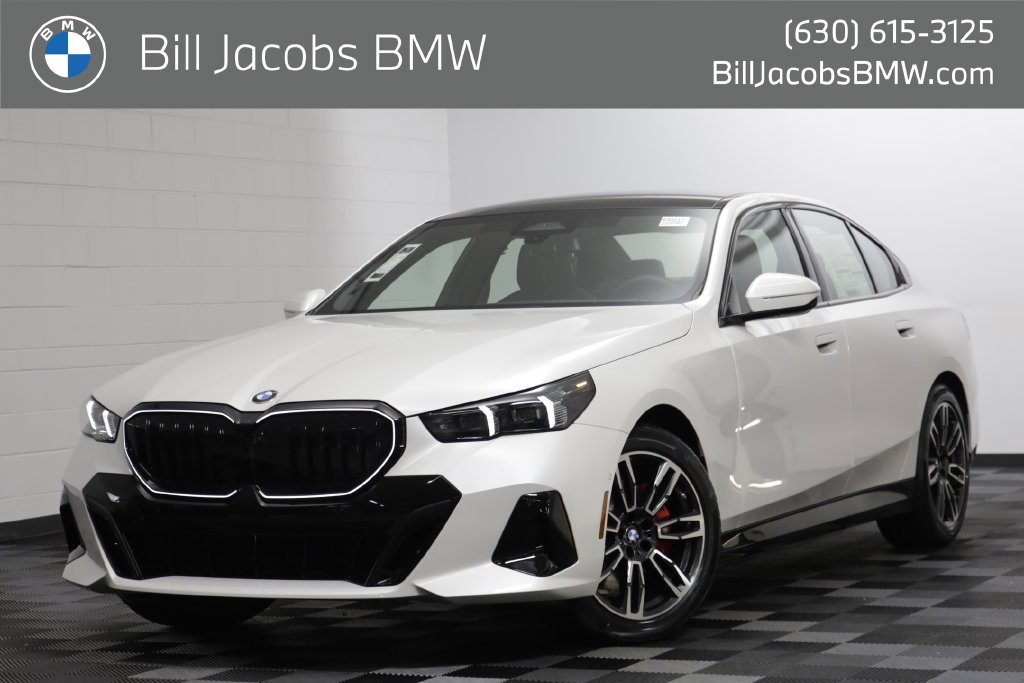New 2027 Mineral White Metallic BMW 530i xDrive image 1