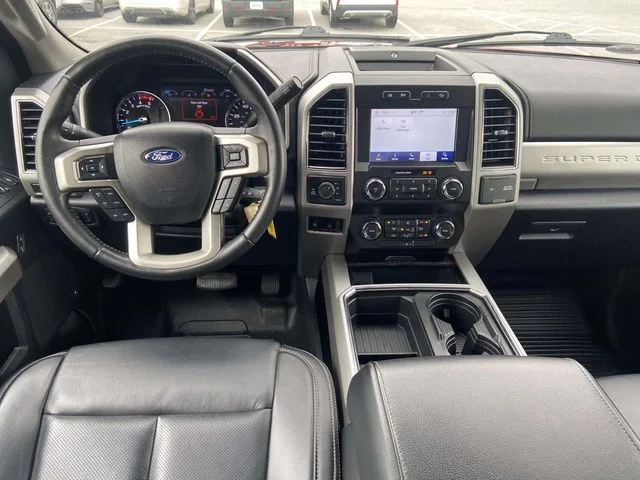 Certified Used 2021 Red Metallic Ford Lariat image 16