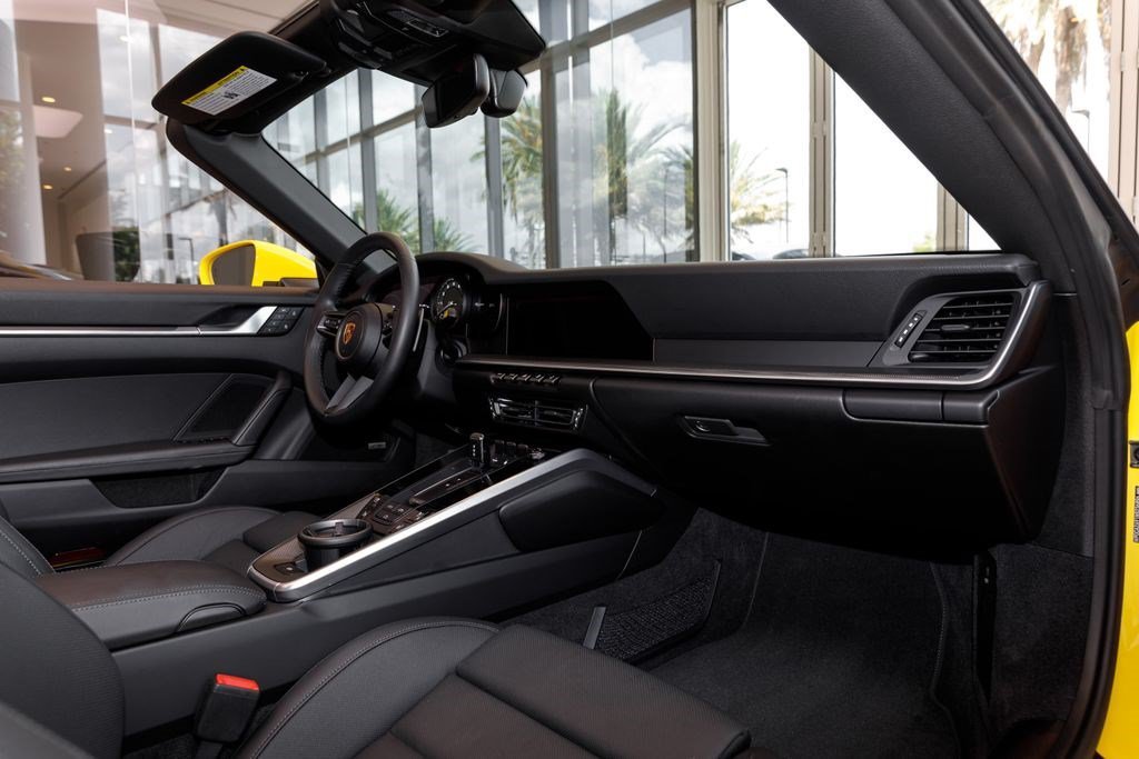 Used 2022 Racing Yellow Porsche Carrera image 14