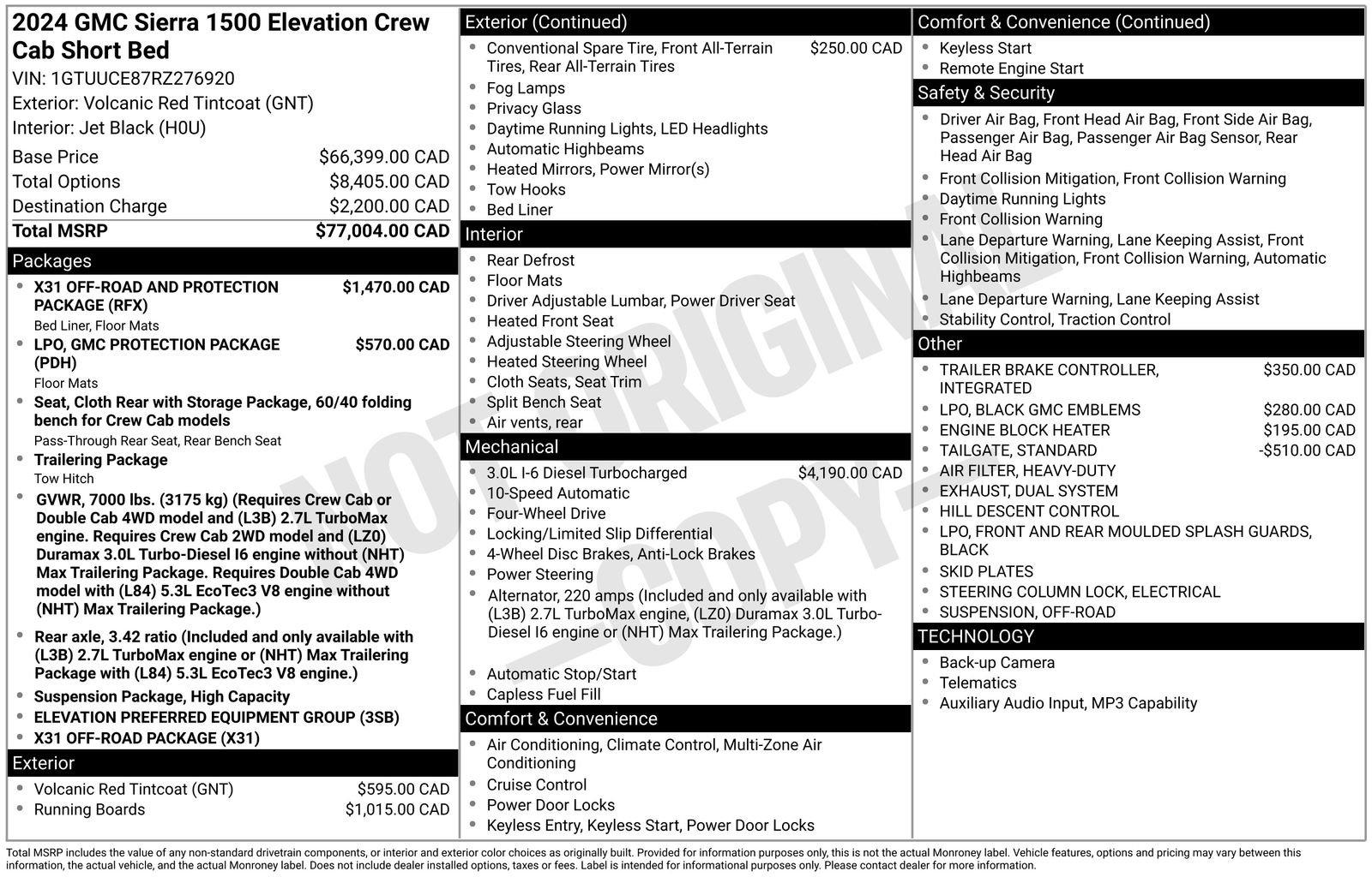 Used 2024 Red GMC Elevation image 34