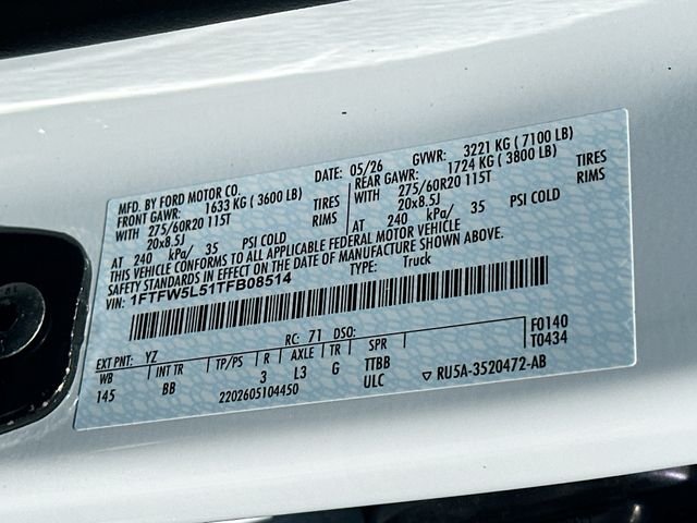 New 2026 Oxford White Ford Lariat image 66