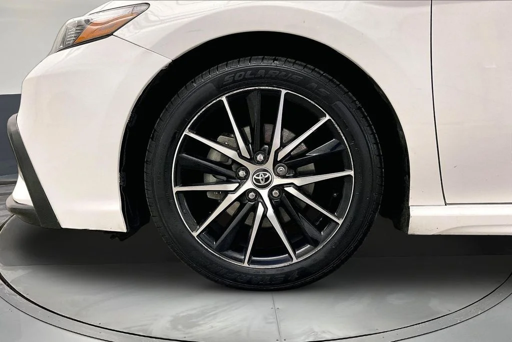 Certified Used 2021 White Toyota SE image 12
