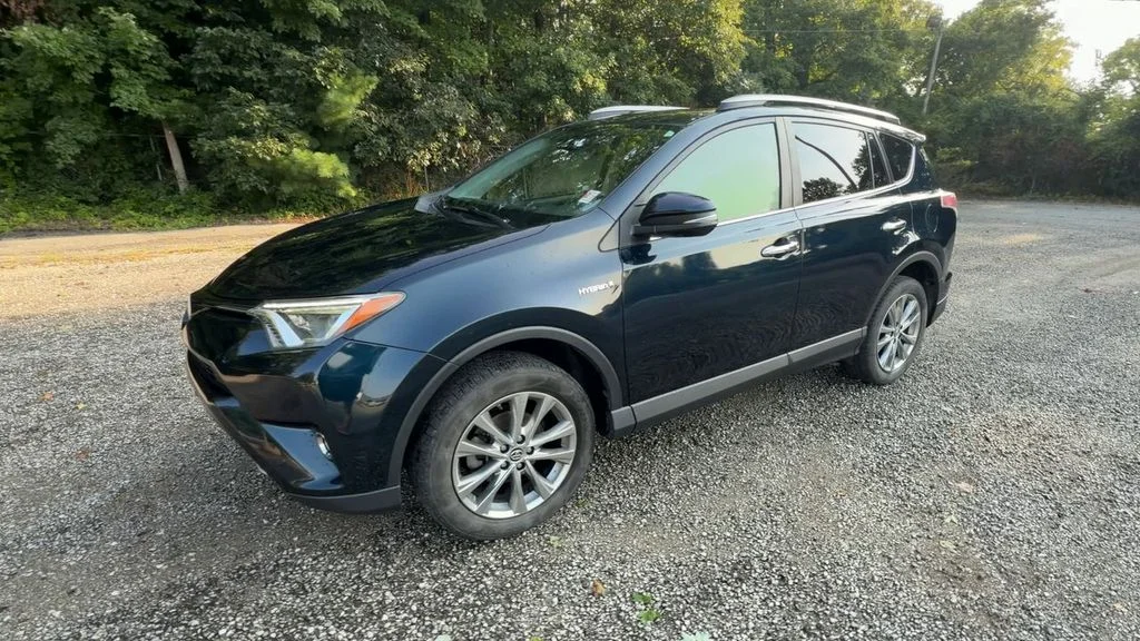 Used 2017 Blue Toyota Limited image 4