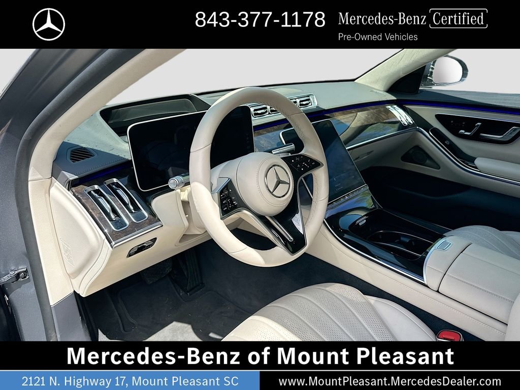 Certified Used 2022 MANUFAKTUR Selenite Gray Magno Mercedes-Benz S 580 image 9