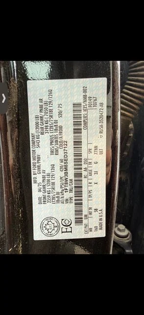 Used 2025 Black Ford Lariat image 4