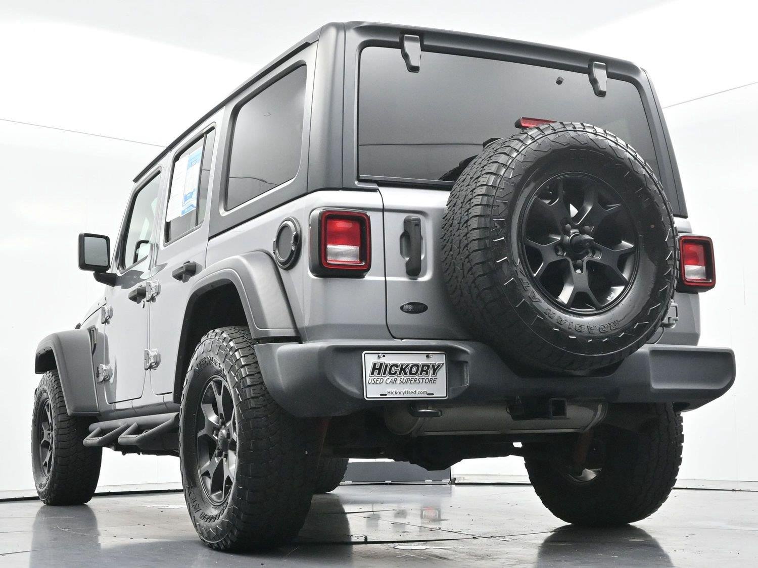 Used 2021 Billet Silver Metallic Clearcoat Jeep Unlimited Willys image 47
