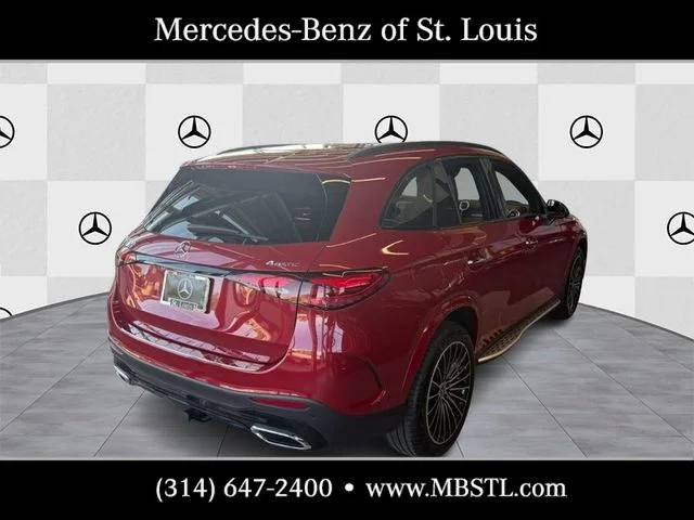 New 2026 MANUFAKTUR Patagonia Red Metallic Mercedes-Benz GLC 300 image 3