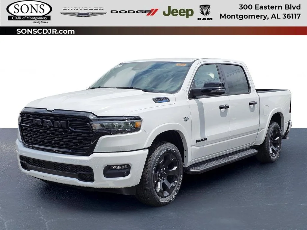 New 2026 Bright White Clear-Coat Exterior Paint RAM Big Horn/Lone Star image 1