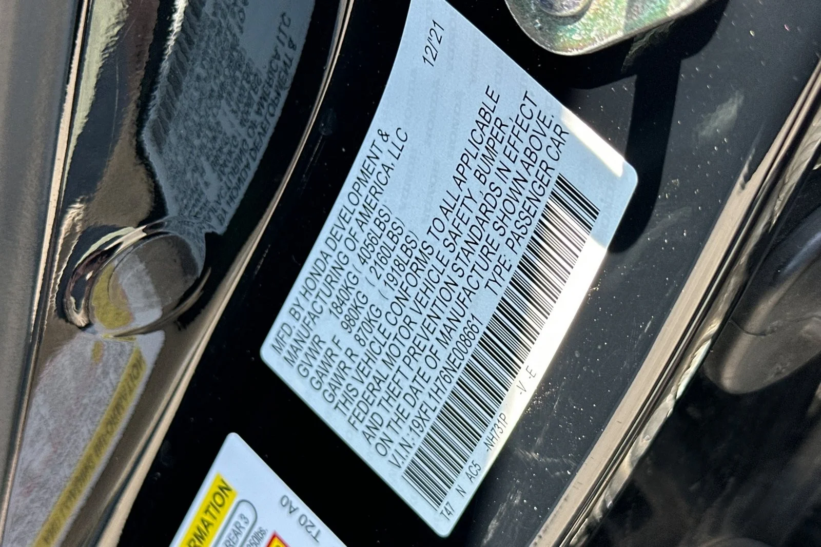 Used 2022 BLACK Honda EX-L image 27