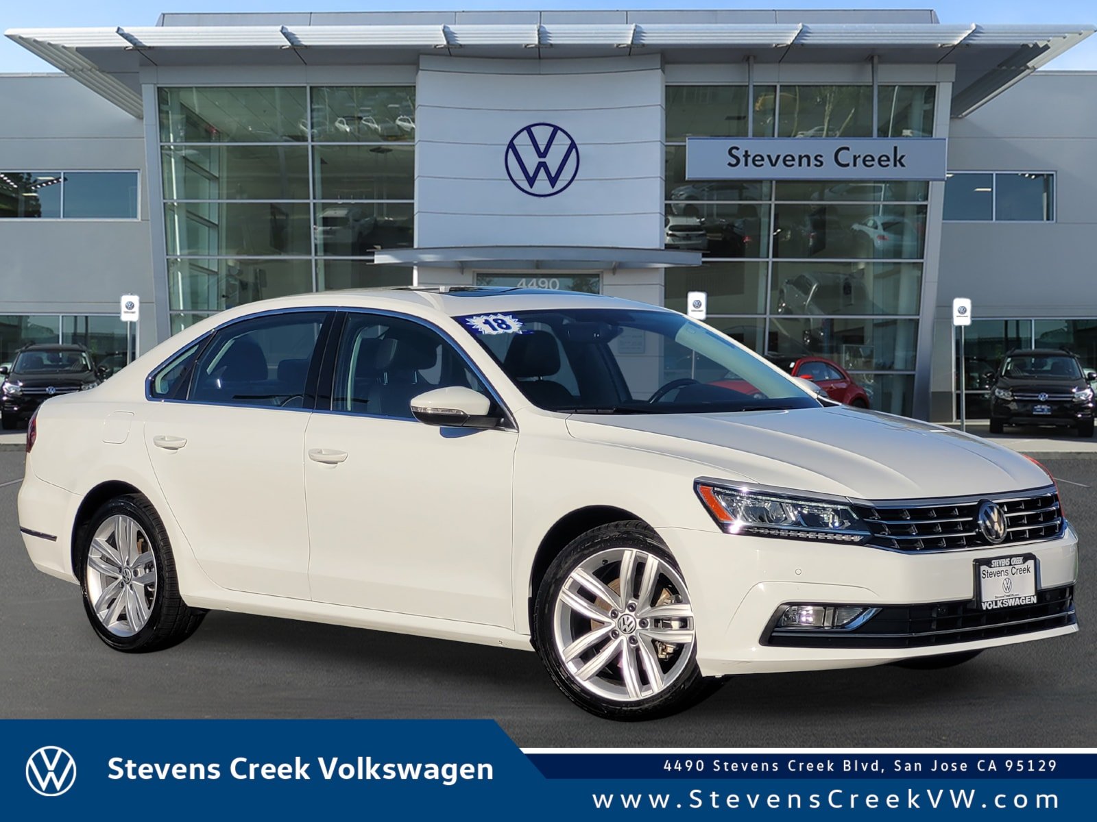 Used 2018 White Volkswagen 2.0T SE w/Technology image 1