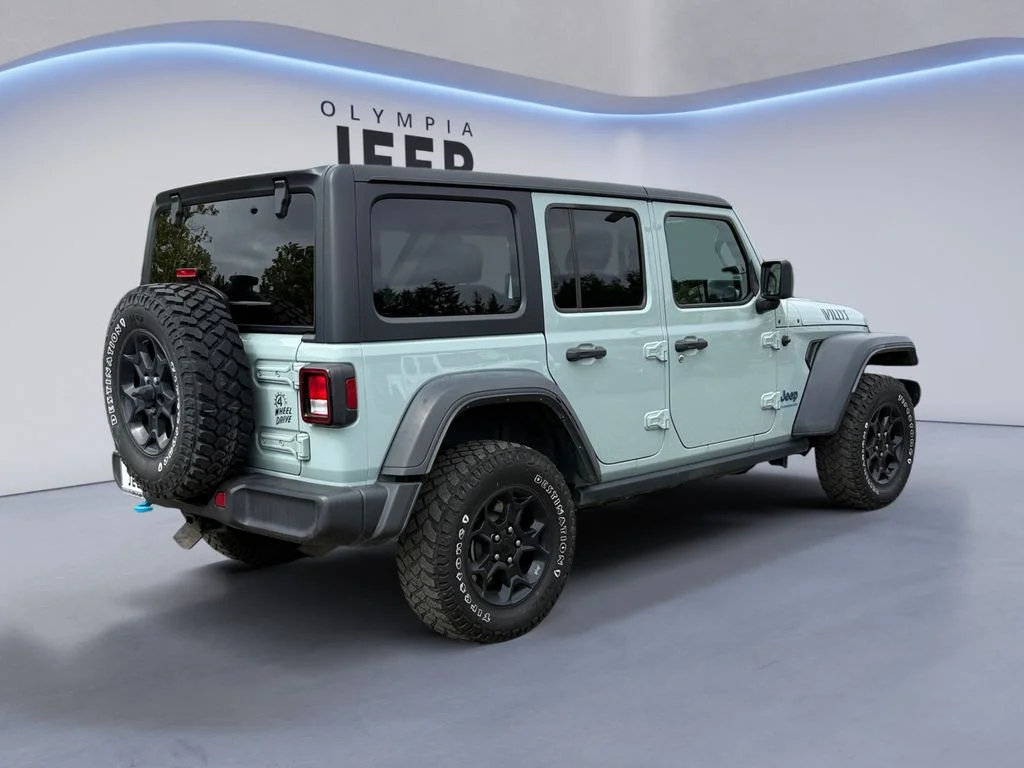 Used 2023 Gray Jeep Willys 4xe image 6