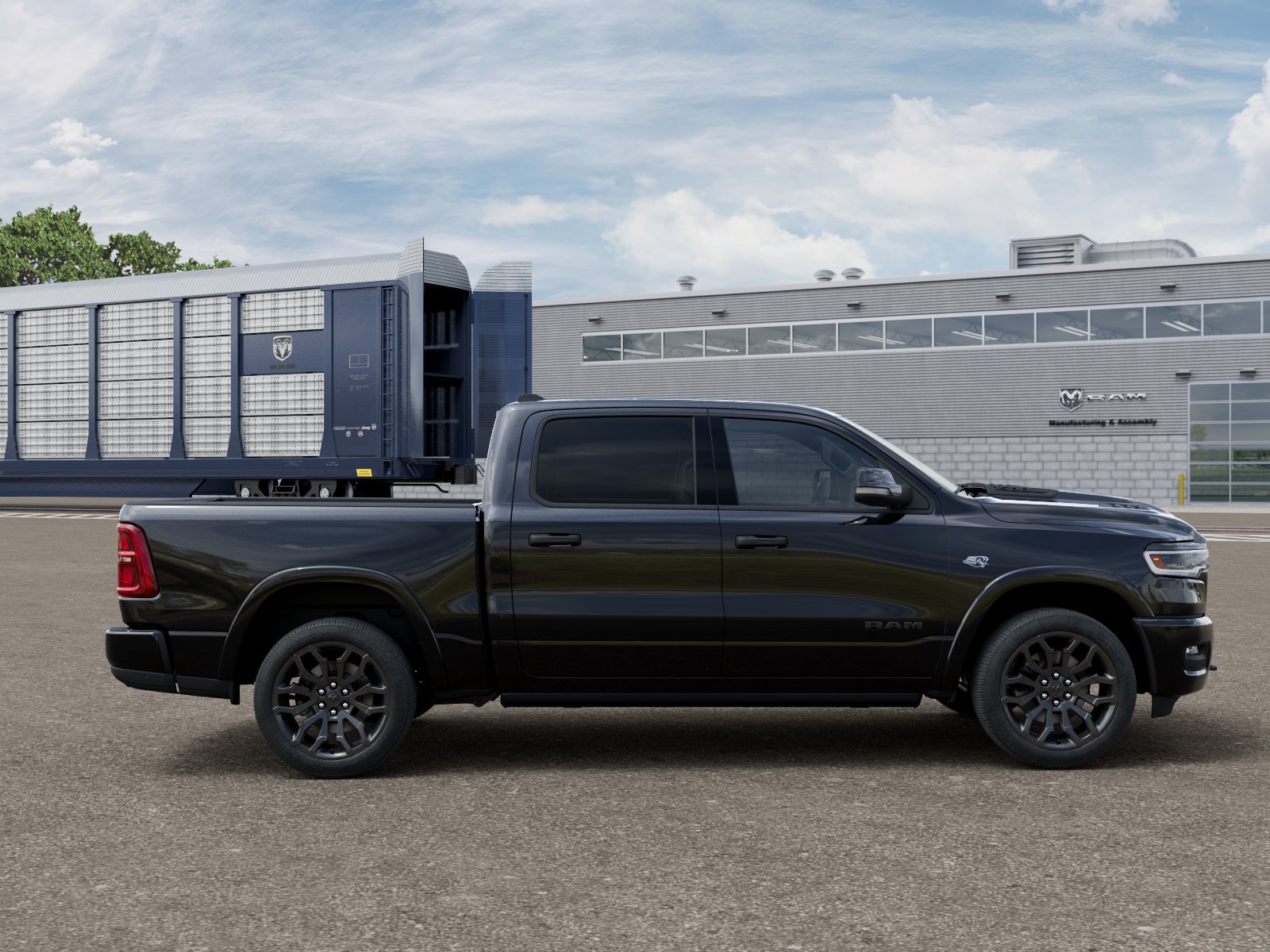 New 2026 Diamond Black Crystal Pearl-Coat Exterior Paint RAM Limited image 30