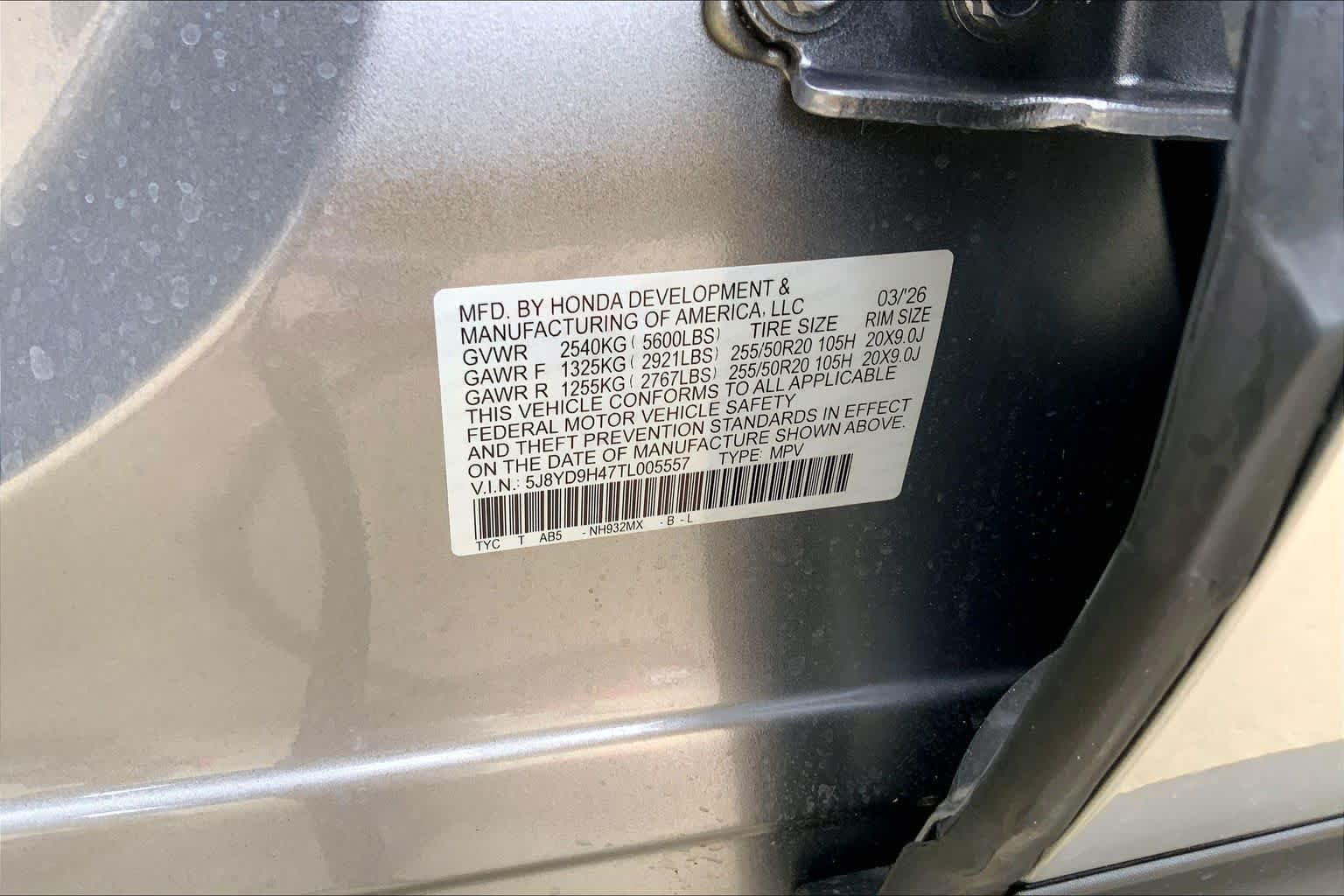 Certified Used 2026 Solar Silver Metallic Acura with Technology Package image 34