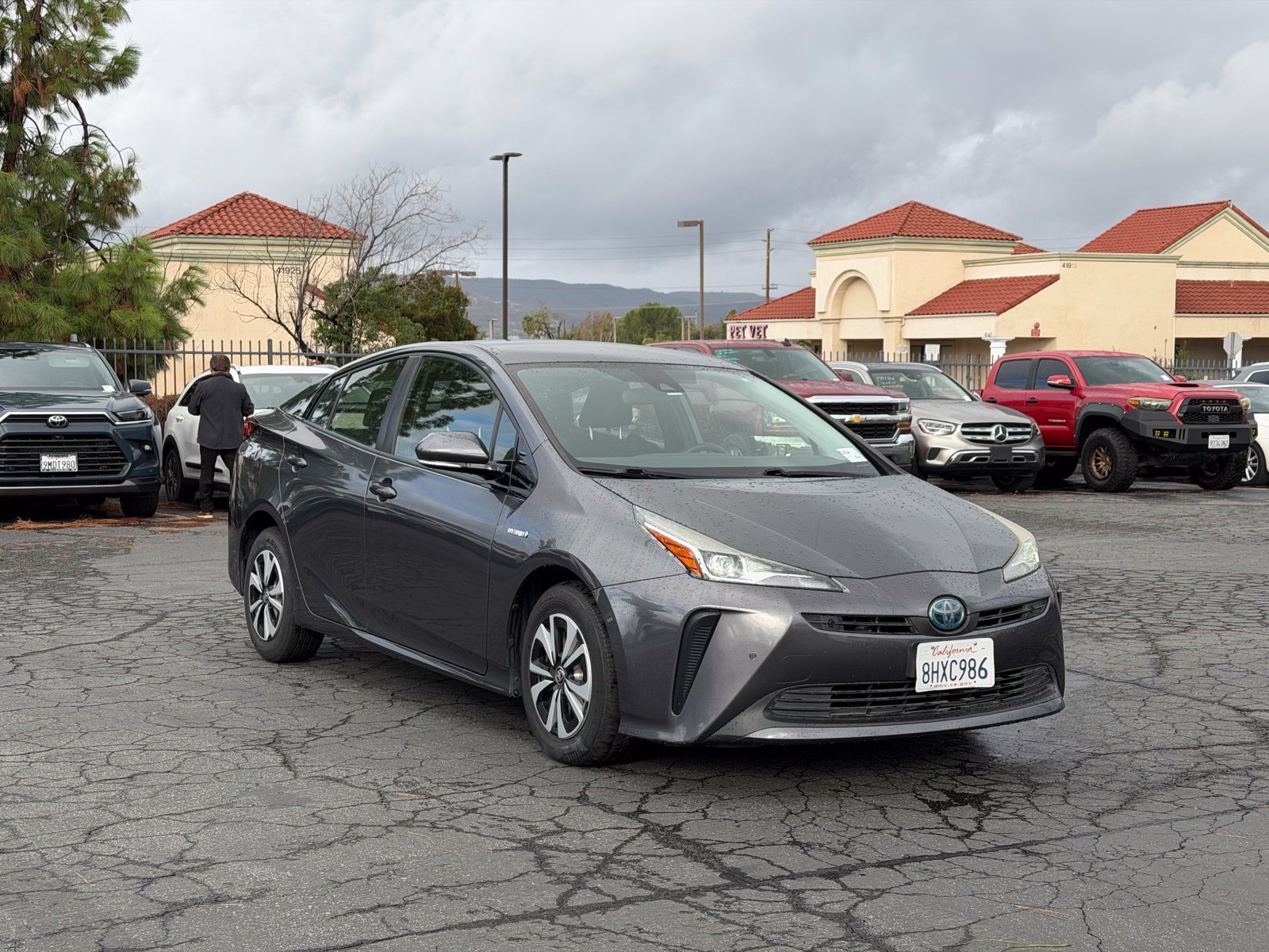 Used 2019 Magnetic Gray Metallic Toyota LE image 2