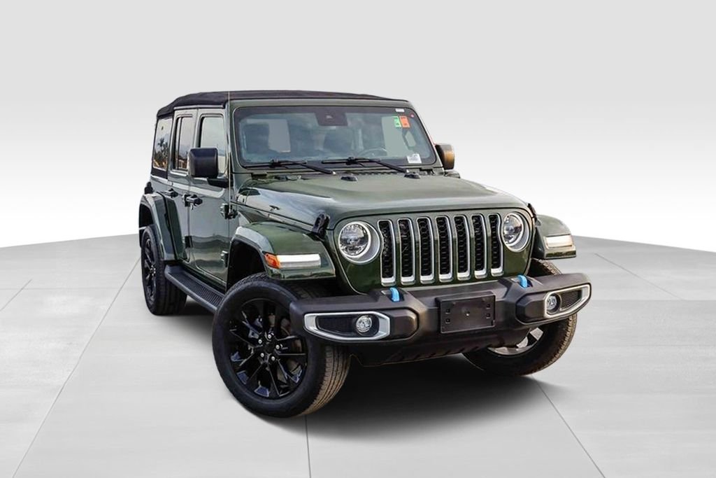 Used 2023 Jeep Wrangler 4xe Sahara 4XE with VIN 1C4JJXP65PW518598 for sale in Claremont, CA