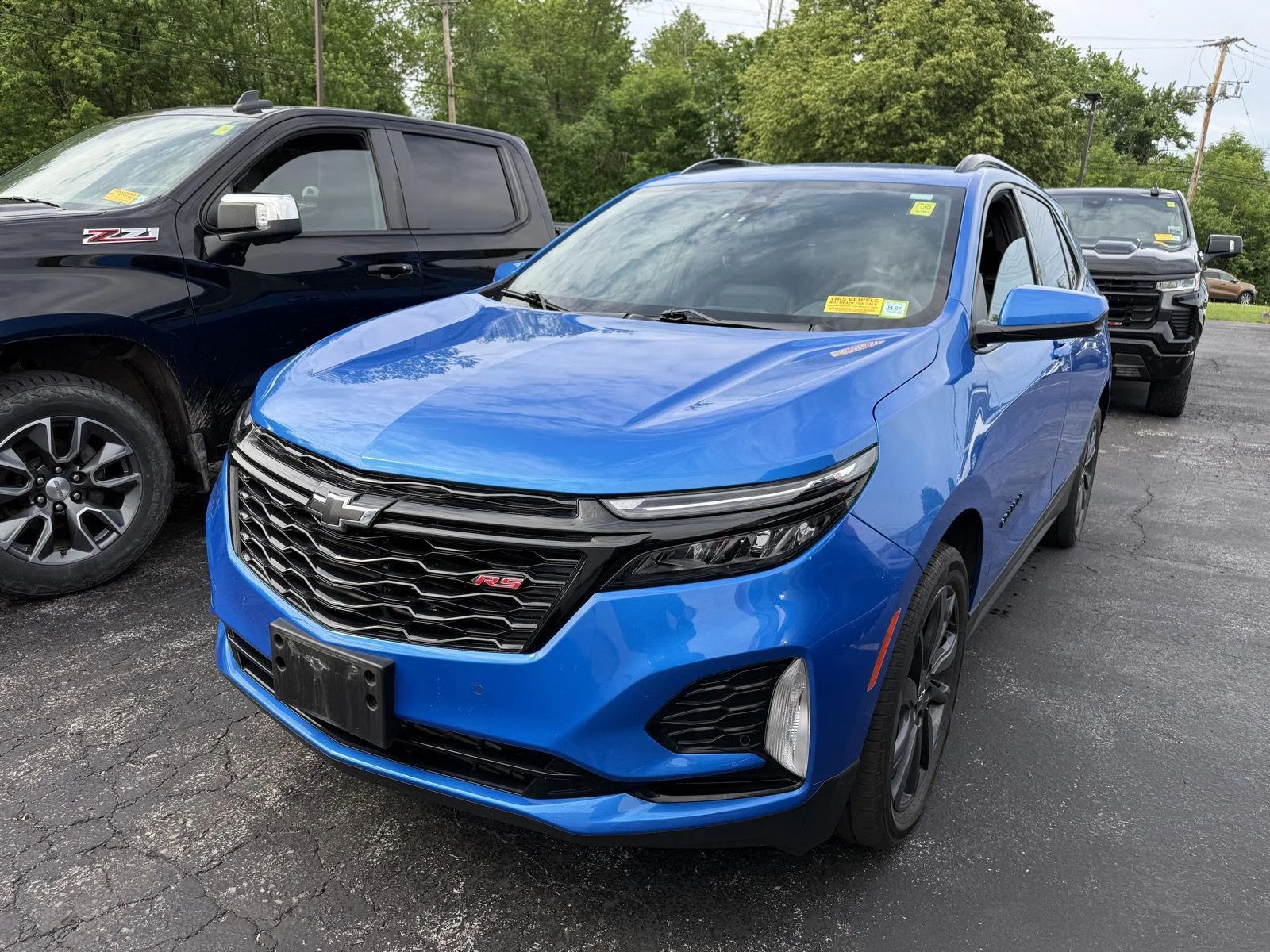 Used 2024 Riptide Blue Metallic Chevrolet RS image 2