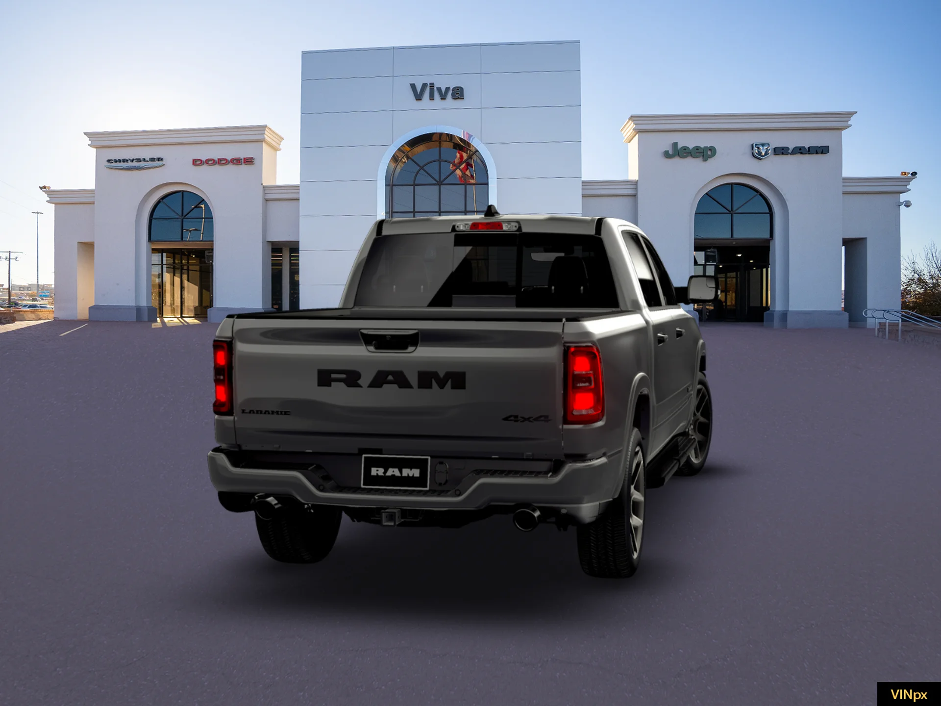New 2026 Granite Crystal Metallic Clear-Coat Exterior Paint RAM Laramie image 26
