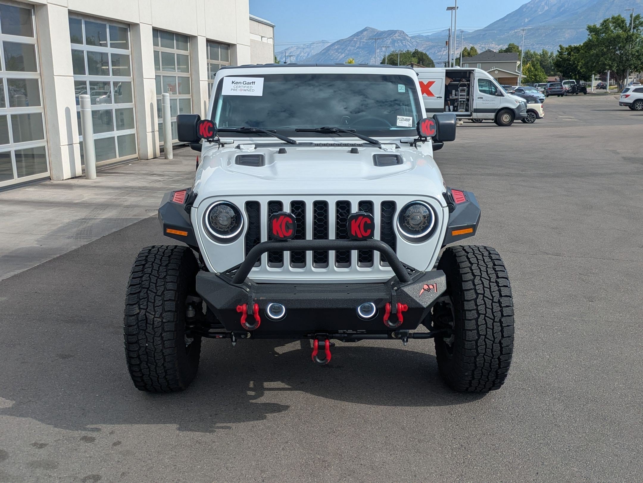 Used 2023 Bright White Clearcoat Jeep Rubicon image 10