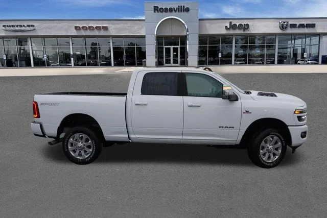 New 2026 Bright White Clear-Coat Exterior Paint RAM Laramie image 2