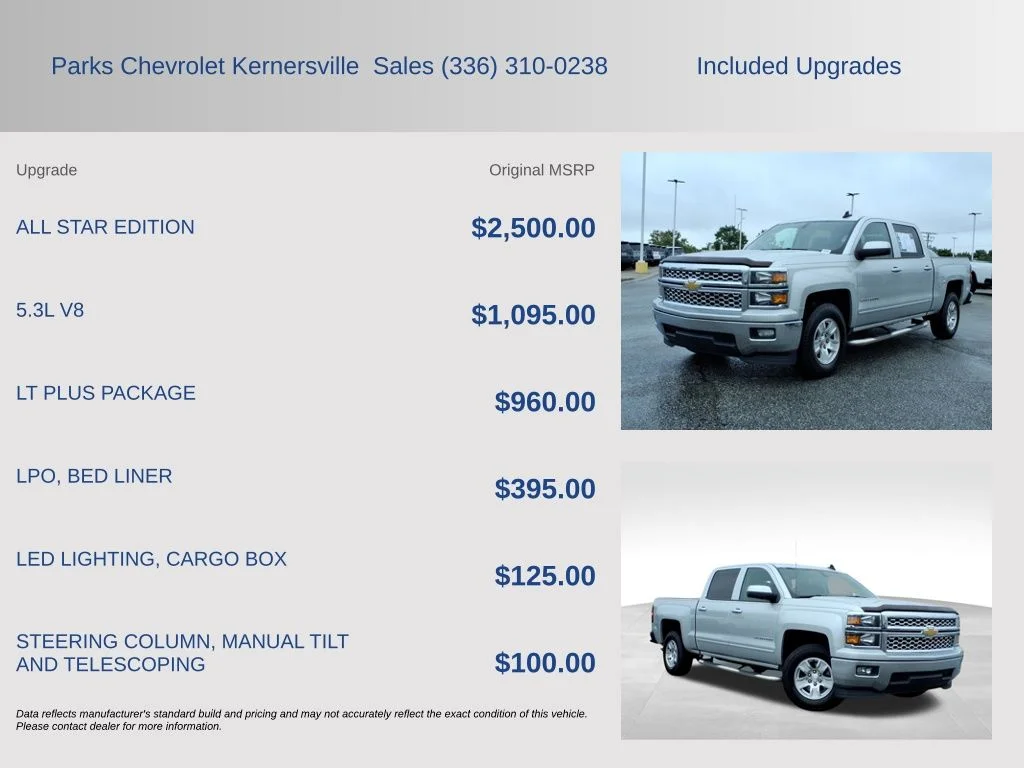 Used 2015 Silver Chevrolet LT image 4